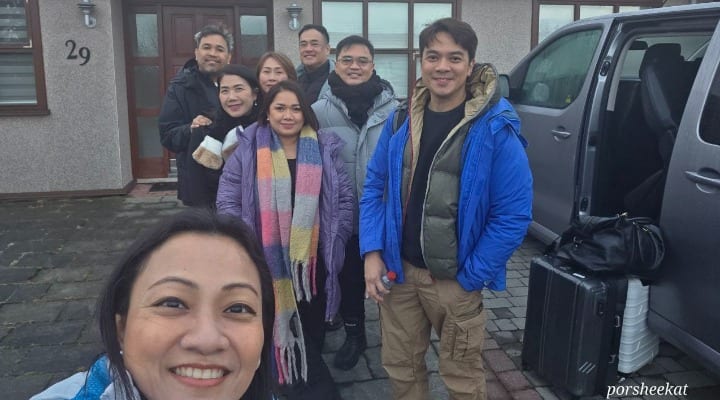 Filipino travelers in Iceland